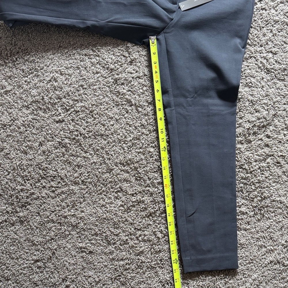LOFT Marisa Slate Gray Tailored Straight-Leg Pants - Picture 12 of 14